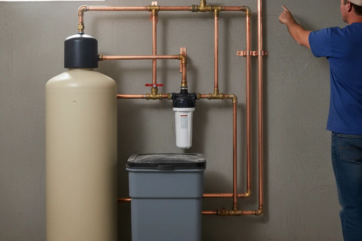 Whole-house water treatment system installed in Blue Mound
